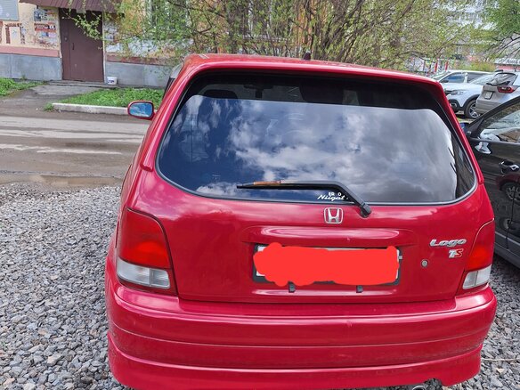 1999 Honda Logo, красный, 230000 рублей - вид 2