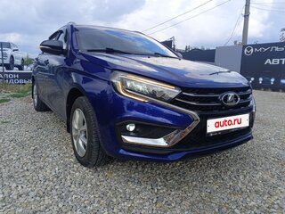 2025 Lada (ВАЗ) Vesta SW I Рестайлинг (NG), синий, 1700000 рублей, вид 4