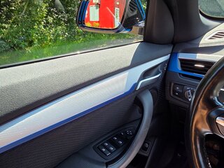 2021 BMW X1 18d xDrive II (F48) Рестайлинг, синий, 3730000 рублей, вид 5