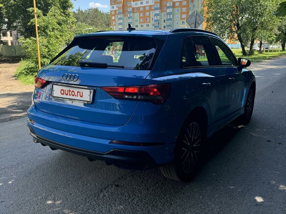 2019 Audi Q3 35 TFSI II (F3), голубой, 3150000 рублей - вид 2