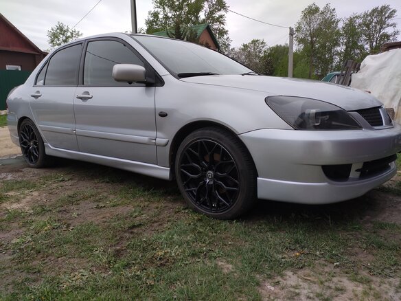 2007 Mitsubishi Lancer IX Рестайлинг, серебристый, 850000 рублей