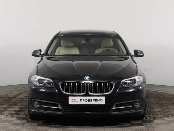 2013 BMW 5 серии 520d VI (F10/F11/F07) Рестайлинг, чёрный - вид 1