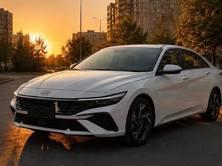 2024 Hyundai Elantra VII (CN7) Рестайлинг, белый, 1875000 рублей, вид 1