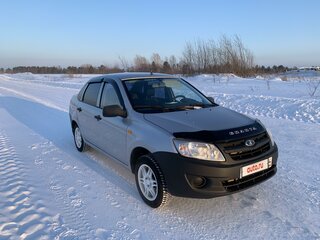 2012 Lada (ВАЗ) Granta I, серебристый, 650000 рублей, вид 3