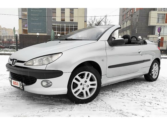 2003 Peugeot 206, серебристый - вид 4
