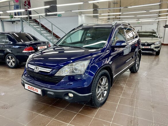 2007 Honda CR-V III, синий