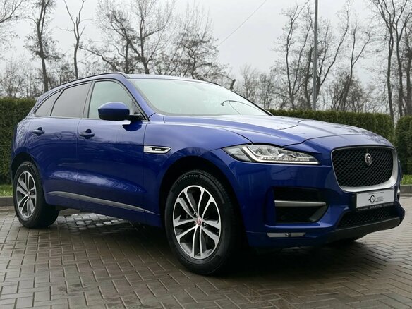 2017 Jaguar F-Pace I, синий, 3199000 рублей - вид 6
