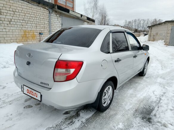 2012 Lada (ВАЗ) Granta I, серебристый - вид 6