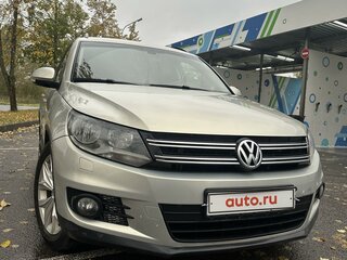 2014 Volkswagen Tiguan I Рестайлинг, серебристый, 1400000 рублей, вид 4