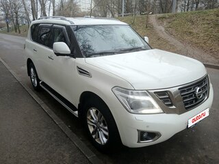 2014 Nissan Patrol VI (Y62) Рестайлинг, белый, 2550000 рублей, вид 1