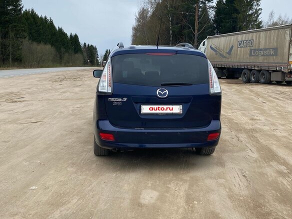2009 Mazda 5 I (CR) Рестайлинг, синий, 800000 рублей - вид 5