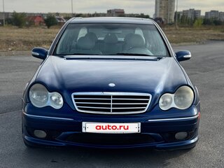 2004 Mercedes-Benz C-Класс 230 II (W203) Рестайлинг, синий, 710000 рублей, вид 3