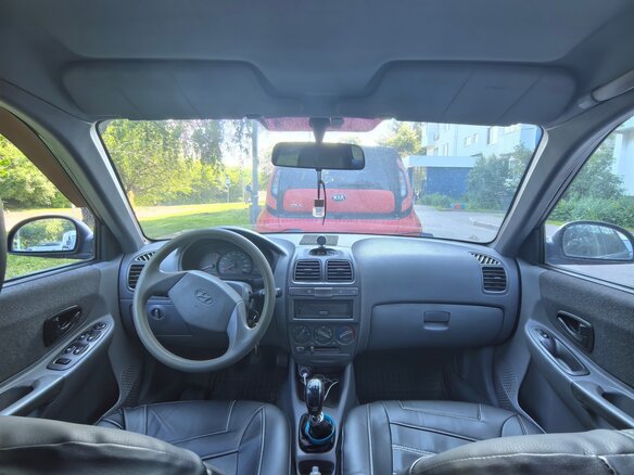 2008 Hyundai Accent ТагАЗ II, серый, 380000 рублей - вид 4