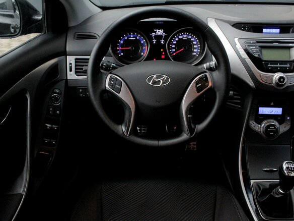 2013 Hyundai Elantra V (MD) Рестайлинг, чёрный - вид 7