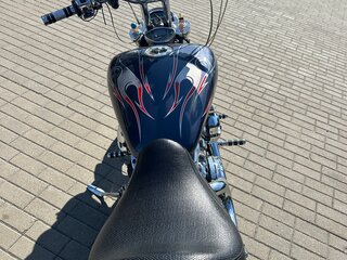 2007 Yamaha XV 1700 Warrior, синий, 1050000 рублей, вид 5