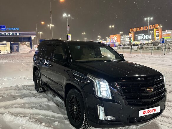 2017 Cadillac Escalade IV, чёрный, 4990000 рублей - вид 6
