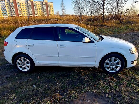 2012 Audi A3 II (8P) Рестайлинг 2, белый - вид 6