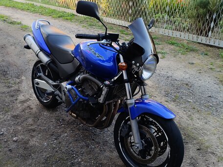 2001 Honda CB 600F Hornet, синий, 349999 рублей, вид 1