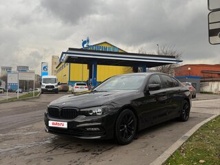 2018 BMW 5 серии 520d VII (G30/G31/G38), чёрный, 2300000 рублей, вид 2