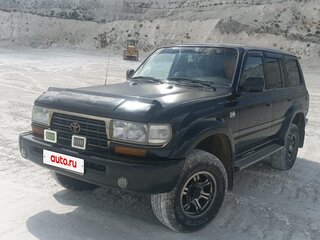 1997 Toyota Land Cruiser 80 Series Рестайлинг, зелёный, 1700000 рублей, вид 1