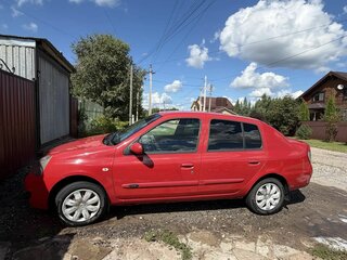 2008 Renault Symbol I Рестайлинг 2, красный, 325000 рублей, вид 4