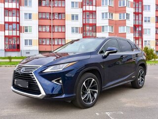 2018 Lexus RX 450h IV, синий, 5700000 рублей, вид 1