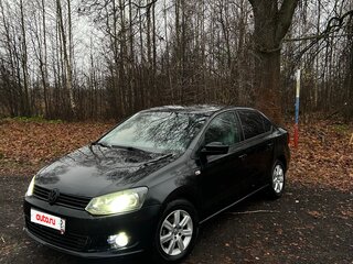 2012 Volkswagen Polo V, чёрный, 530000 рублей, вид 1