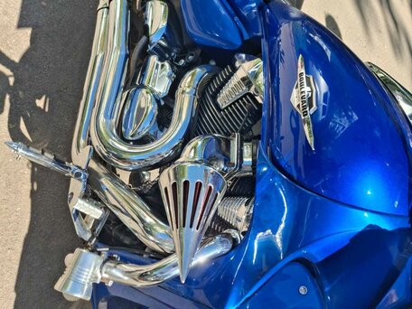 2007 Suzuki Boulevard M109R, синий, 1050000 рублей, вид 3
