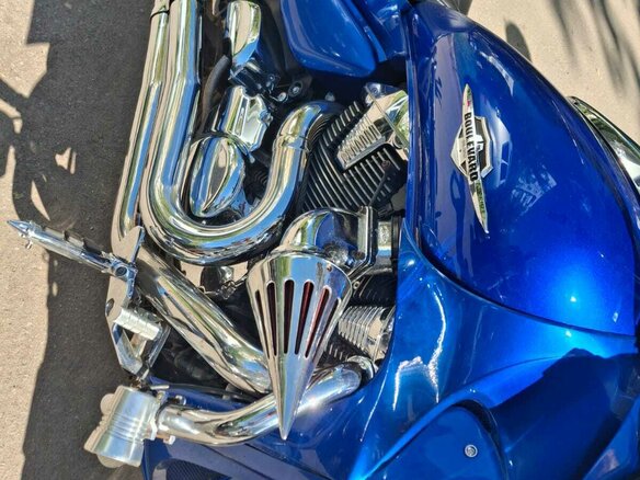 2007 Suzuki Boulevard M109R, синий, 1050000 рублей - вид 2
