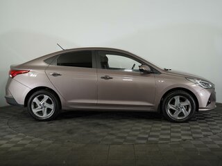 2021 Hyundai Solaris II Рестайлинг, коричневый, 1518000 рублей, вид 5