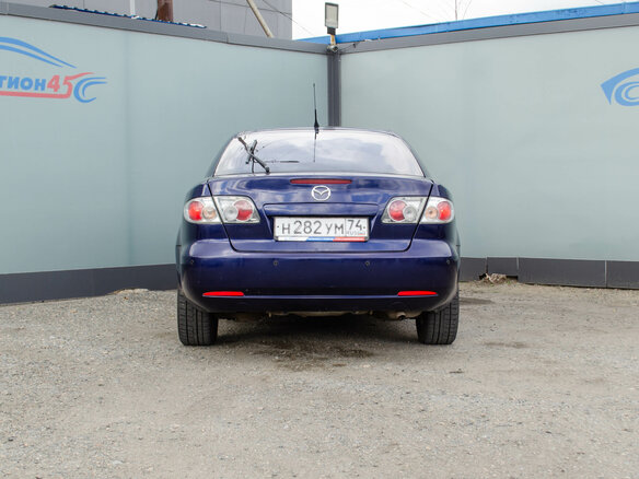 2006 Mazda 6 I (GG) Рестайлинг, синий, 291000 рублей - вид 2