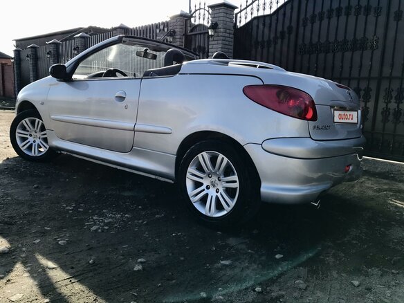 2003 Peugeot 206, серебристый - вид 20