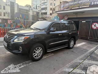 2012 Lexus LX 570 III Рестайлинг, чёрный, 7090000 рублей, вид 1
