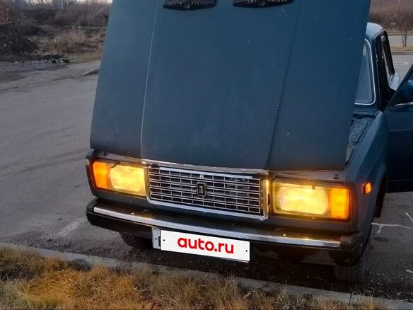 2005 Lada (ВАЗ) 2107, синий, 105000 рублей - вид 8