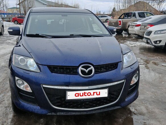 2011 Mazda CX-7 I Рестайлинг, синий, 1050000 рублей - вид 9