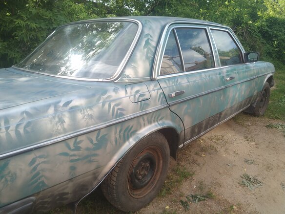 1982 Mercedes-Benz W123 200 5-speed, голубой, 500000 рублей - вид 9