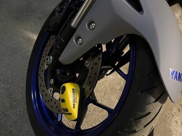 2021 Yamaha MT-03, синий, 600000 рублей - вид 11
