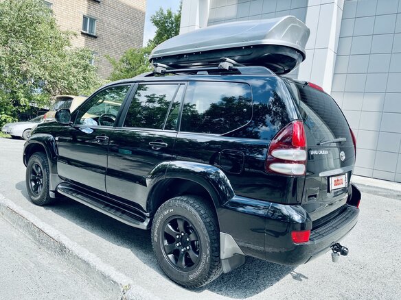 2008 Toyota Land Cruiser Prado 4-speed 120 Series Рестайлинг, чёрный - вид 5