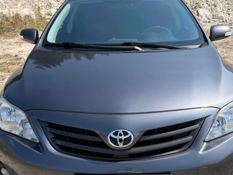 2012 Toyota Corolla X (E140, E150) Рестайлинг, серый, 1170000 рублей, вид 2