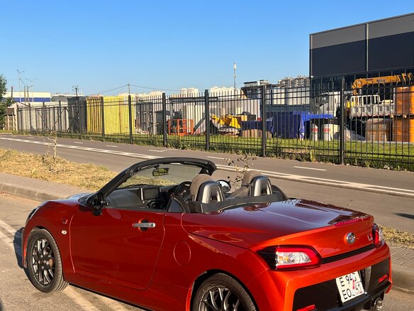 2021 Daihatsu Copen II, оранжевый, 1630000 рублей - вид 6