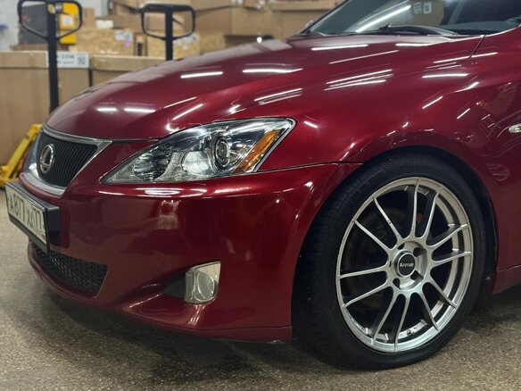 2008 Lexus IS 250 II Рестайлинг, красный, 1300000 рублей - вид 14