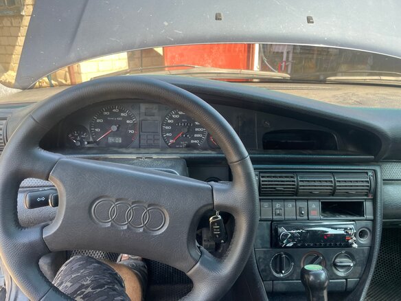 1991 Audi 100 IV (C4), серый, 230000 рублей - вид 12