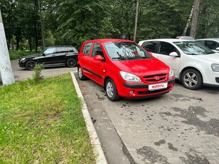 2008 Hyundai Getz I Рестайлинг, красный, 455000 рублей, вид 4