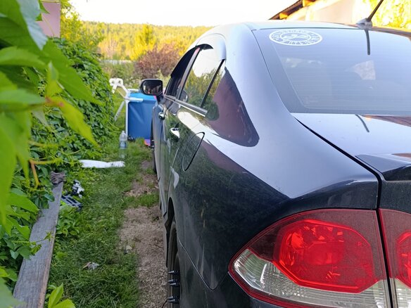 2009 Honda Civic Hybrid VIII Рестайлинг, синий, 530000 рублей - вид 5