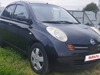 2004 Nissan Micra III (K12), чёрный, 480000 рублей, вид 1