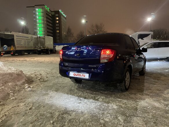 2012 Lada (ВАЗ) Granta I, синий - вид 13