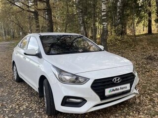 2017 Hyundai Solaris II, белый, 1150000 рублей, вид 1