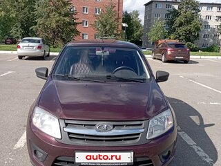 2015 Lada (ВАЗ) Granta I, красный, 369000 рублей, вид 1