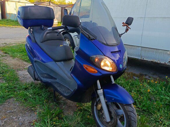 2001 Piaggio X9, синий, 110000 рублей - вид 4