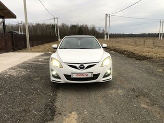 2012 Mazda 6 II (GH) Рестайлинг, белый, 900000 рублей, вид 1